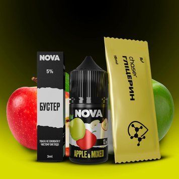 Набір Nova salt 30 мл 65 мг Apple Mixed