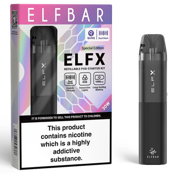 ELF BAR ELFX POD Kit ( Black ) 2200 фото